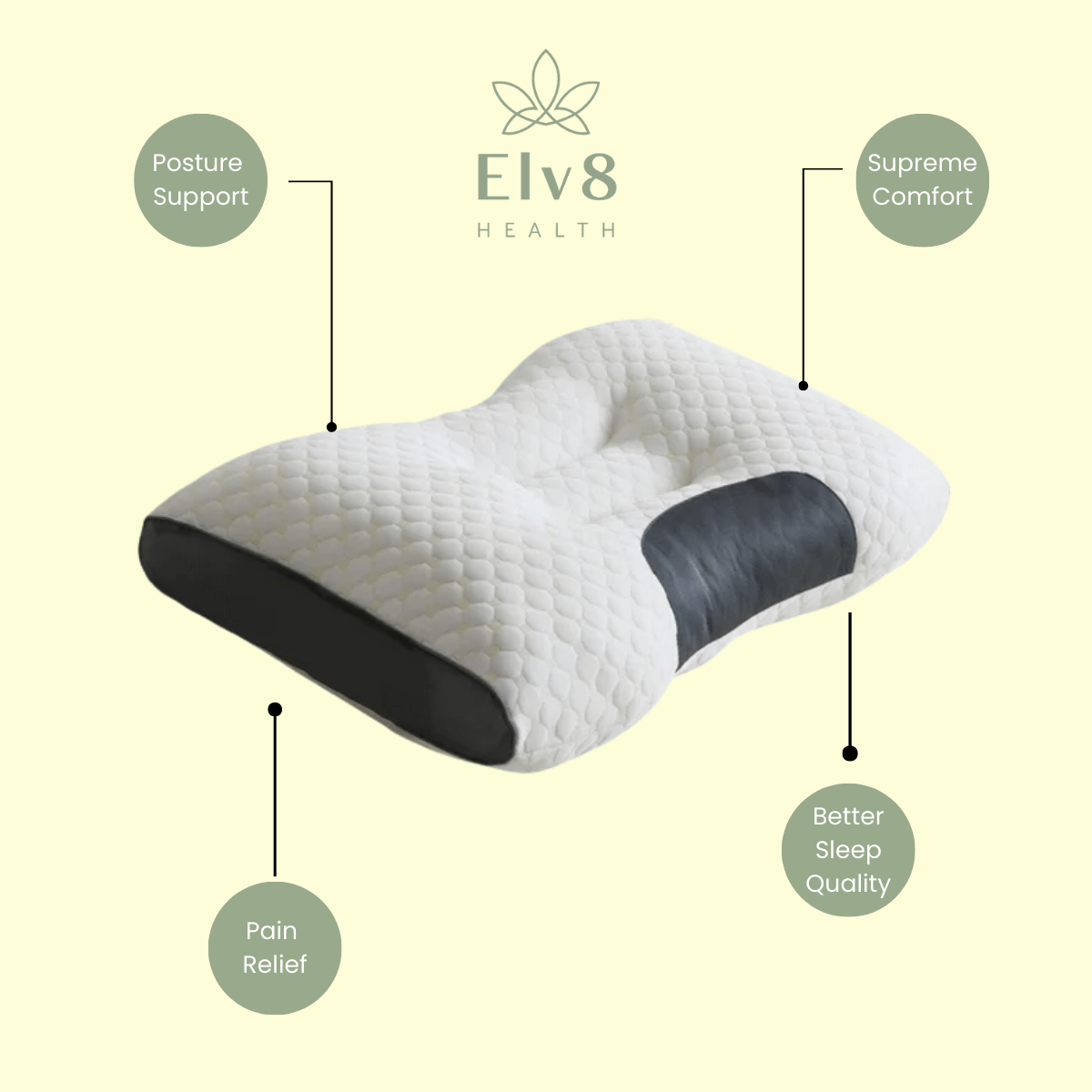 Elv8 Health Ergonomic Pillow™